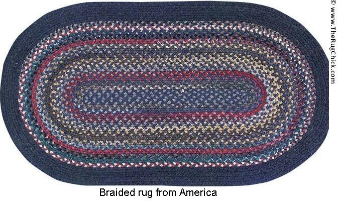 Braided rug from America